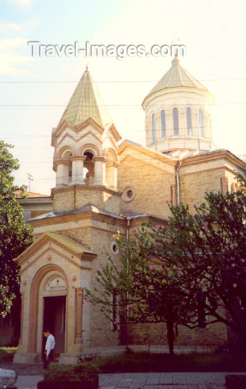 georgia33: Georgia - Batumi: Surb-Prkich - Armenian-Gregorian Church - Gamsakhurdia avenue - architect Marfeld - photo by M.Torres - (c) Travel-Images.com - Stock Photography agency - Image Bank