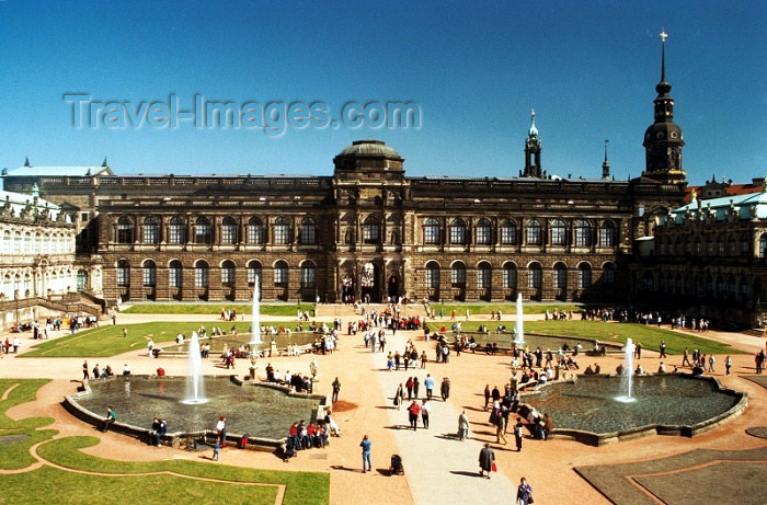 germany108: Germany / Deutschland -  Dresden (Saxony / Sachsen): Dresden: Zwinger Palace - gardens - Unesco world heritage site (photo by J.Kaman) - (c) Travel-Images.com - Stock Photography agency - Image Bank
