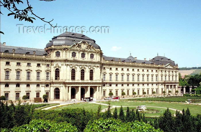 germany138: Germany - Bavaria - Würzburg - Lower Franconia / Unterfranken: the Residence - UNESCO World Heritage Listed - was created under the patronage of the prince-bishops Lothar Franz and Friedrich Carl von Schönborn - architect: Balthasar Neumann - photo by R.Eime - (c) Travel-Images.com - Stock Photography agency - Image Bank