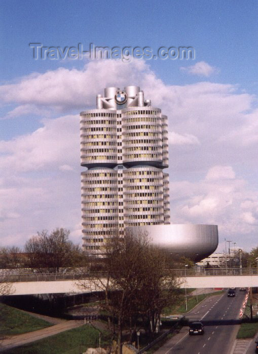 germany19: Germany - Bavaria - Munich / München: BMW's four-cylinder high rise building and BMW museum - architect: Karl Schwanzer - photo by M.Torres - (c) Travel-Images.com - Stock Photography agency - Image Bank