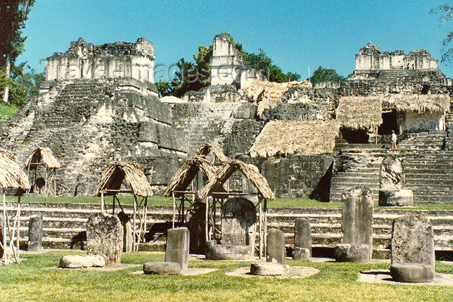 guatemala27: Guatemala - Tikal National Park - El Petén department: Mayan temple pyramids - Unesco world heritage site (photographer: G.Frysinger) - (c) Travel-Images.com - Stock Photography agency - Image Bank