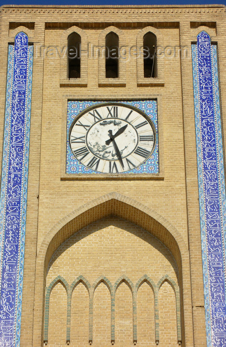 iran553: Yazd, Iran: Clock tower - detail - photo by N.Mahmudova - (c) Travel-Images.com - Stock Photography agency - Image Bank