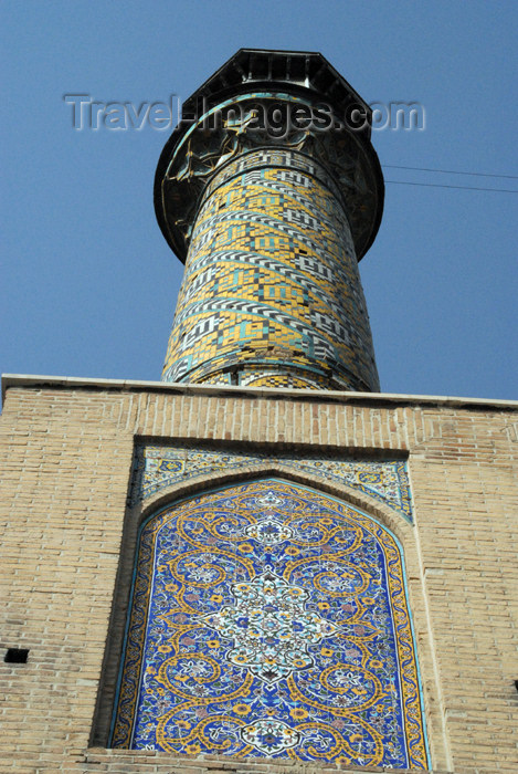 iran76: Iran - Tehran - bazar mosque - minaret - photo by M.Torres - (c) Travel-Images.com - Stock Photography agency - Image Bank