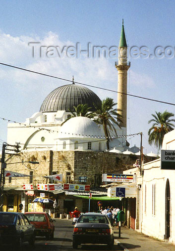 israel33: Israel - Mosque of Jezzar Pasha - al-Jezzar Street - Ottoman architecture - built by the Turks at the location of a Church - old city - Unesco world heritage - photo by G.Frysinger - (c) Travel-Images.com - Stock Photography agency - Image Bank