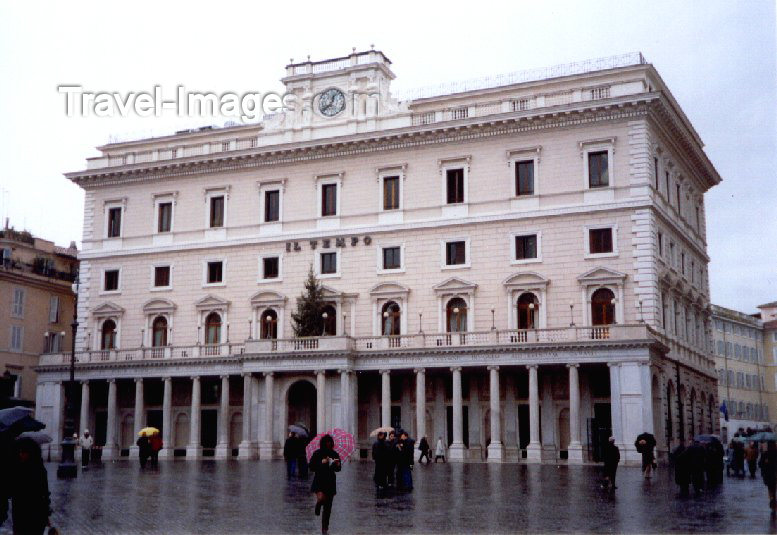 italy32: Italy / Italia - Rome: headquarters of Il Tempo newspaper - photo by M.Torres - (c) Travel-Images.com - Stock Photography agency - Image Bank