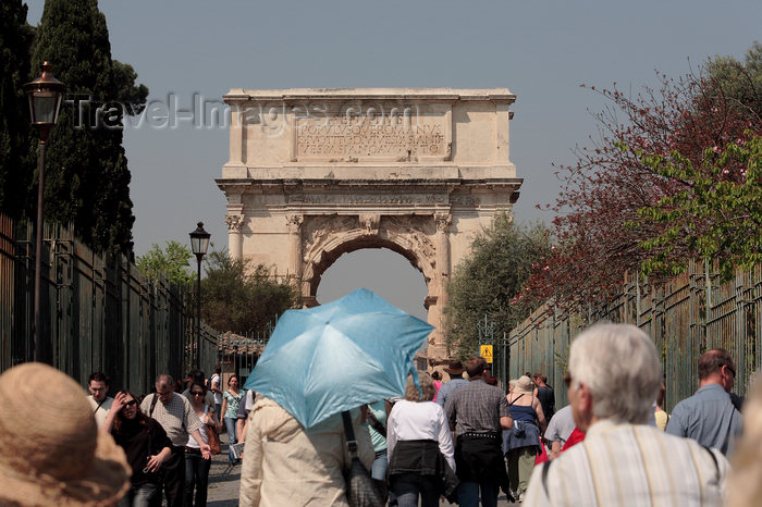 italy380: Rome, Italy - Arch of Titus  - Arch of Titus - constructed by the emperor Domitian - photo by A.Dnieprowsky / Travel-images.com - (c) Travel-Images.com - Stock Photography agency - Image Bank