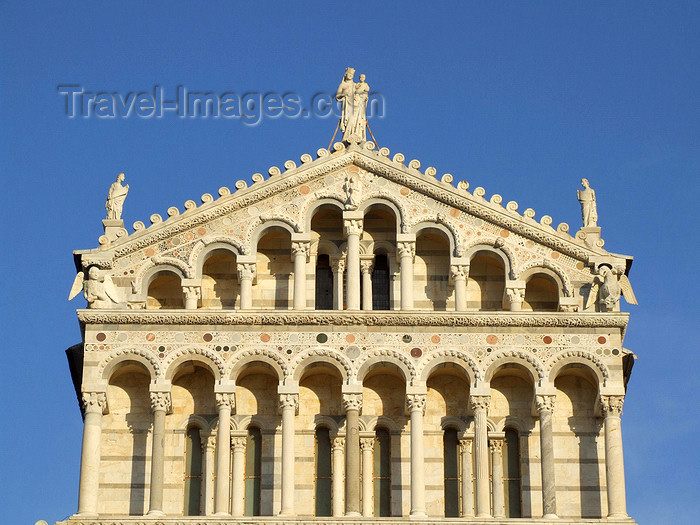 italy408: Pisa, Tuscany - Italy: the Duomo, detail of the façade - photo by M.Bergsma - (c) Travel-Images.com - Stock Photography agency - Image Bank