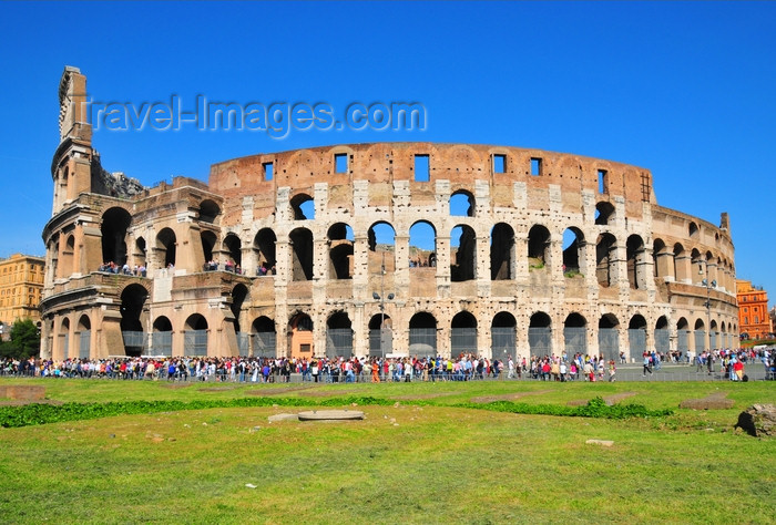 italy468: Rome, Italy: Colosseum - built under Vespasian and Titus - photo by M.Torres - (c) Travel-Images.com - Stock Photography agency - Image Bank