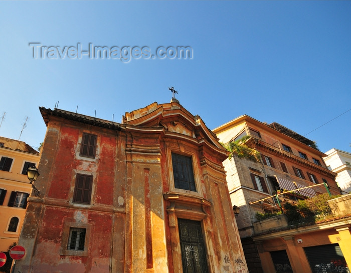 italy474: Rome, Italy: small church at the intersection of Via delle Carine and Via del Cardello - photo by M.Torres - (c) Travel-Images.com - Stock Photography agency - Image Bank