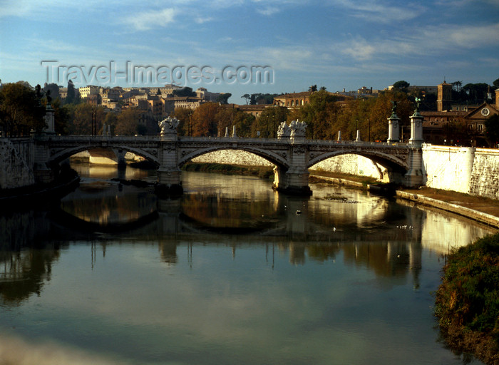 italy480: Rome, Italy: Ponte Vittorio Emanuele - bridge over the Tiber - photo by J.Fekete - (c) Travel-Images.com - Stock Photography agency - Image Bank