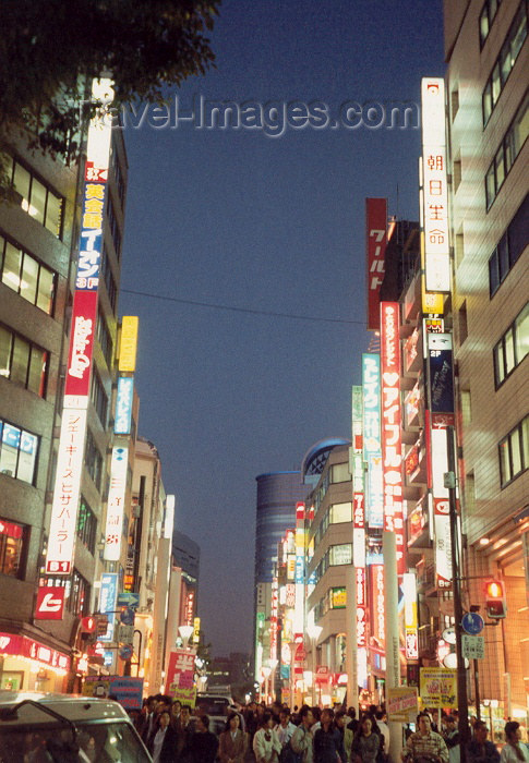 japan19: Japan - Tokyo: evening - neon lights - photo by M.Torres - (c) Travel-Images.com - Stock Photography agency - Image Bank