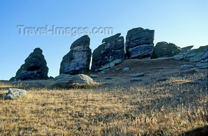 kazakhstan35: CIS - Kazakhstan, Altay Mountains: rock outcrop - photo by V.Sidoropolev - (c) Travel-Images.com - Stock Photography agency - Image Bank