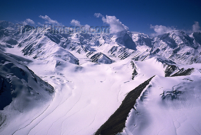 kazakhstan51: Kazakhstan - Tian Shan mountain range: mountains and the beginning of a glacier valley - photo by E.Petitalot - (c) Travel-Images.com - Stock Photography agency - Image Bank