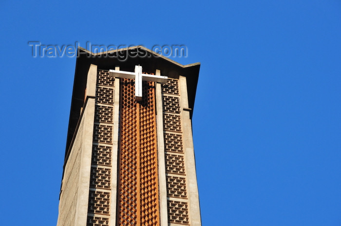 kenya105: Nairobi, Kenya: Holy Family Cathedral Basilica - bell tower- photo by M.Torres - (c) Travel-Images.com - Stock Photography agency - Image Bank