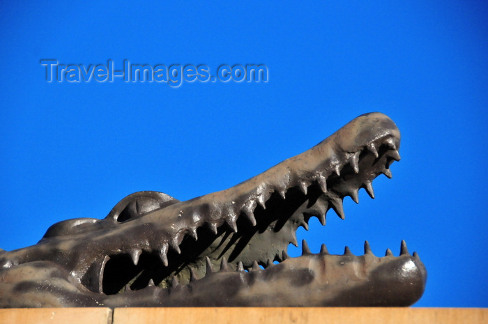 lesotho37: Maseru, Lesotho: War Memorial - crocodile commemorating 951 soldiers from Basutoland killed in World War II, most from the African Pioneer Corps - photo by M.Torres - (c) Travel-Images.com - Stock Photography agency - Image Bank