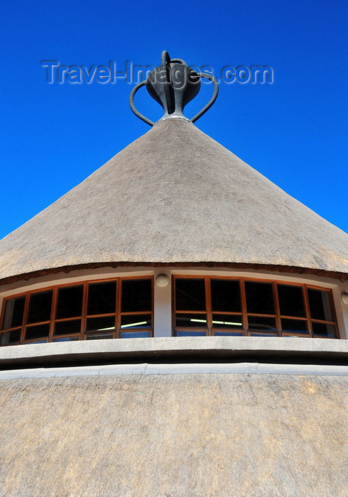 lesotho6: Maseru, Lesotho: Basotho Hat building - thatched roof - photo by M.Torres - (c) Travel-Images.com - Stock Photography agency - Image Bank