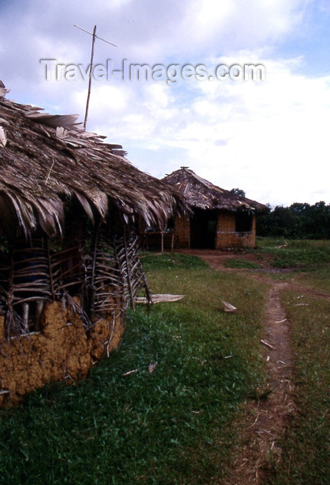 liberia39: Grand Bassa County, Liberia, West Africa: village dwellings - photo by M.Sturges - (c) Travel-Images.com - Stock Photography agency - Image Bank