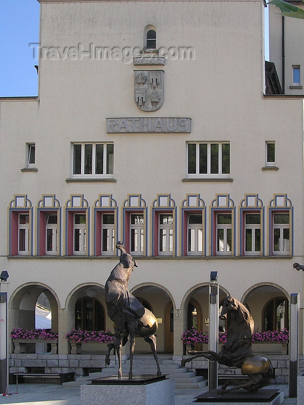 liech61: Liechtenstein - Vaduz: Rathaus / Townhall - photo by J.Kaman - (c) Travel-Images.com - Stock Photography agency - Image Bank