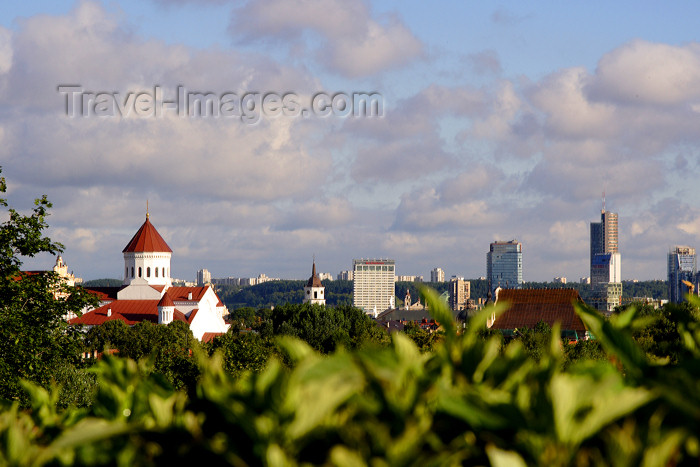 lithuan17: Lithuania - Vilnius: panoramic view of Vilnius - skyline - photo by Sandia - (c) Travel-Images.com - Stock Photography agency - Image Bank