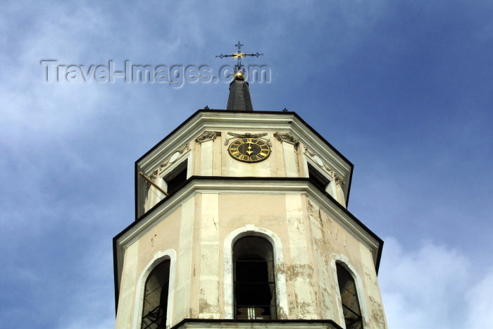 lithuan26: Lithuania - Vilnius: Cathedral of the Three Saints - Belfry detail - Vilnius Historic Centre - Unesco world heritage site - photo by A.Dnieprowsky - (c) Travel-Images.com - Stock Photography agency - Image Bank