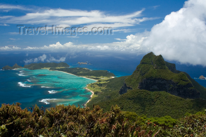 lord-howe10: Lord Howe island: covered in green - Unesco World Heritage site (Australia) - photo by R.Eime - (c) Travel-Images.com - Stock Photography agency - Image Bank