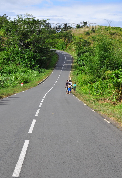 madagascar169: RN2, Atsinanana region, Toamasina Province, Madagascar: a well paved stretch of the RN2, the highway that allows Tana acess to the port city of Tamatave - asphalt - photo by M.Torres - (c) Travel-Images.com - Stock Photography agency - Image Bank