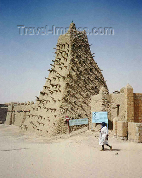 mali46: Mali - Timbuktu / Tombouctou / Tombuktu: Sidi Yahia Mosque - Unesco world heritage site - photo by G.Frysinger - (c) Travel-Images.com - Stock Photography agency - Image Bank