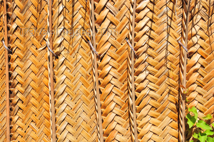 mayotte46: Pamandzi, Petite-Terre, Mayotte: wall made of raffia - raphia - photo by M.Torres - (c) Travel-Images.com - Stock Photography agency - Image Bank