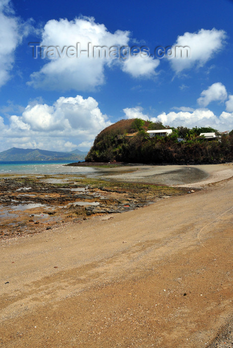 mayotte59: Dzaoudzi, Petite-Terre, Mayotte: Faré beach and 'le Rocher' - Boulevard des Crabes - photo by M.Torres - (c) Travel-Images.com - Stock Photography agency - Image Bank