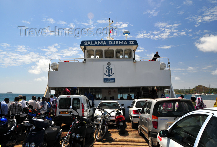mayotte67: Dzaoudzi, Petite-Terre, Mayotte: on the the ferry to Mamoudzou - STM's Salama Djema II - photo by M.Torres - (c) Travel-Images.com - Stock Photography agency - Image Bank