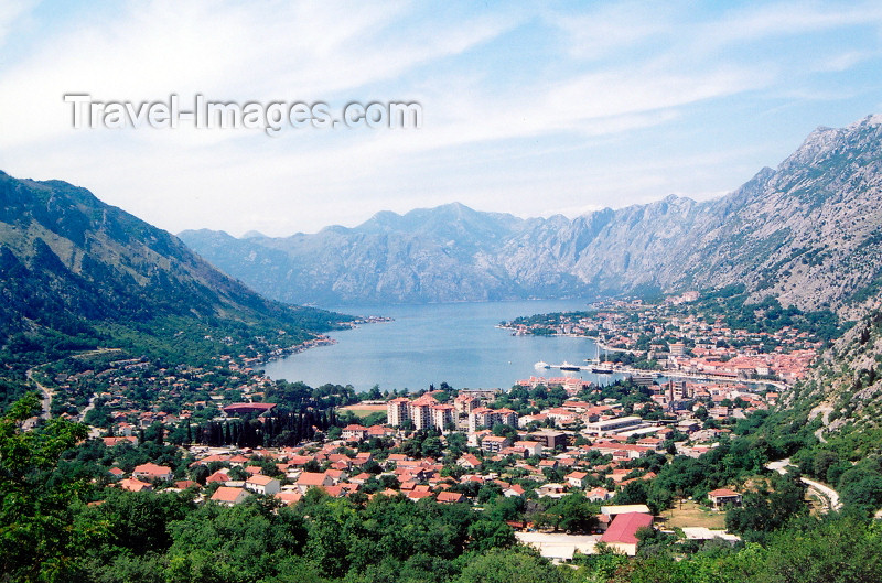 montenegro161: Montenegro - Crna Gora  - Boka Kotorska: Kotor and the fjord - photo by M.Torres - (c) Travel-Images.com - Stock Photography agency - Image Bank