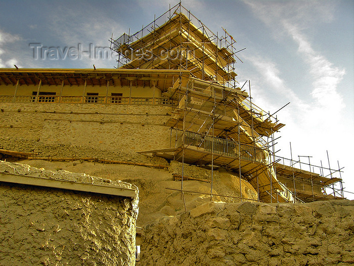 pakistan176: Altit village, Karimabad - Hunza valley, Northern Areas, Pakistan: Altit fort under renovation - photo by D.Steppuhn - (c) Travel-Images.com - Stock Photography agency - Image Bank