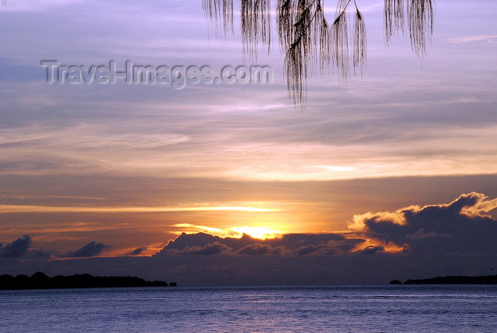 palau6: Ngeruktabl island, Rock Islands, Koror state, Palau: Ngeremdiu / Margie's beach sunset - photo by B.Cain - (c) Travel-Images.com - Stock Photography agency - Image Bank