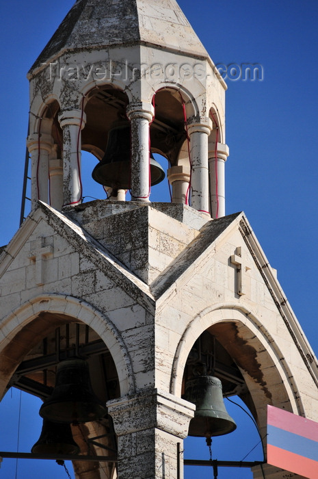 palest49: Bethlehem, West Bank, Palestine: Church of the Nativity - Armenian bell tower, part of an Armenian monastery - various Christian denominations share control over different parts of the church - photo by M.Torres - (c) Travel-Images.com - Stock Photography agency - Image Bank
