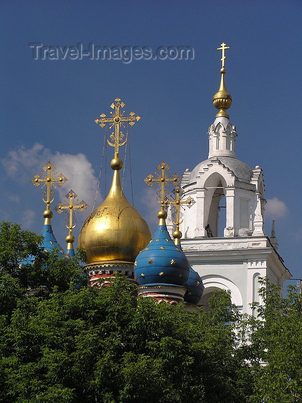 russia678: Russia - Moscow: Onion domes of Orthodox church - photo by J.Kaman - (c) Travel-Images.com - Stock Photography agency - Image Bank