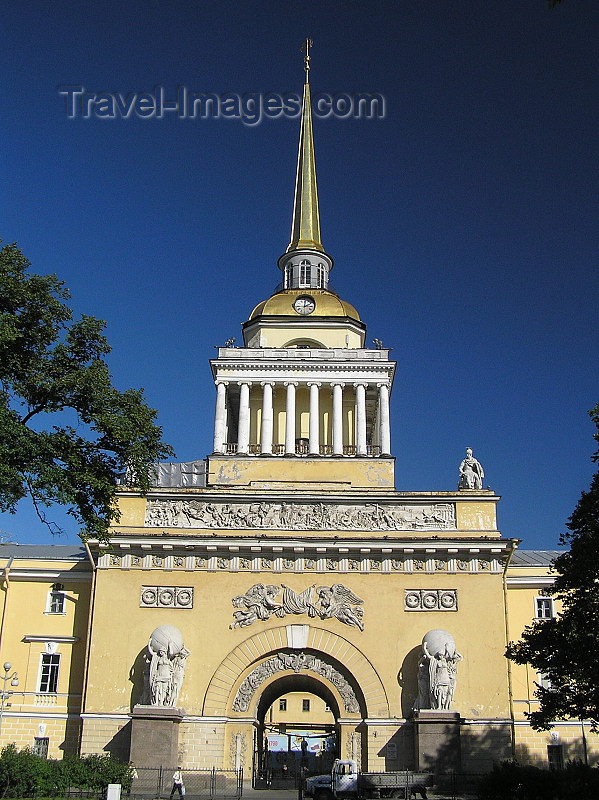 russia720: Russia - St Petersburg: Admiralty - needle - photo by J.Kaman - (c) Travel-Images.com - Stock Photography agency - Image Bank