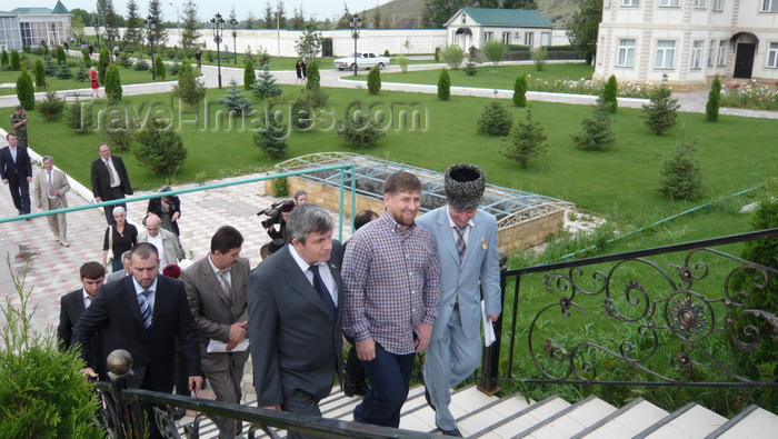 russia782: Chechnya, Russia - Grozny - Chechen president Ramzan Kadyrov and his entourage - photo by A.Bley - (c) Travel-Images.com - Stock Photography agency - Image Bank
