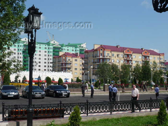 russia806: Chechnya, Russia - Grozny - renewed part of the city - official Audis and Mercedes - photo by A.Bley - (c) Travel-Images.com - Stock Photography agency - Image Bank