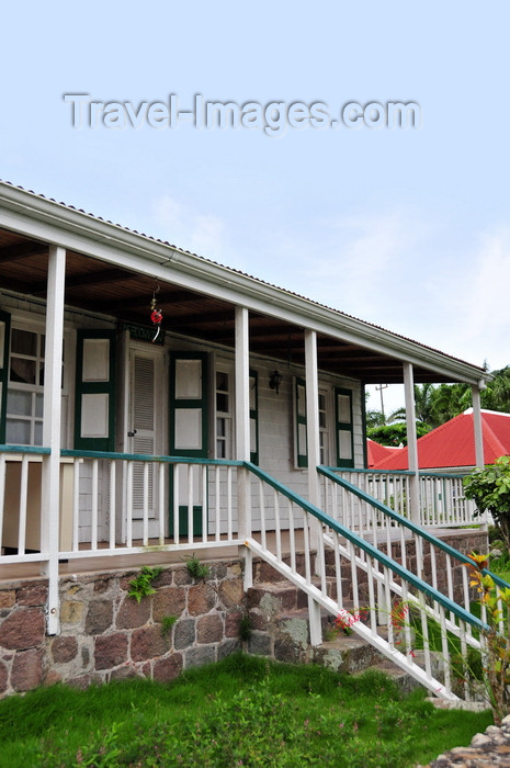 saba70: Windwardside, Saba: Meadow View Cottage, built in 1900 - Caribbean porch - photo by M.Torres - (c) Travel-Images.com - Stock Photography agency - Image Bank