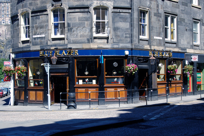 scot110: Scotland - Edinburgh: The Blue Blazer Pub  - Spittal Street, Grassmarket - photo by C.McEachern - (c) Travel-Images.com - Stock Photography agency - Image Bank