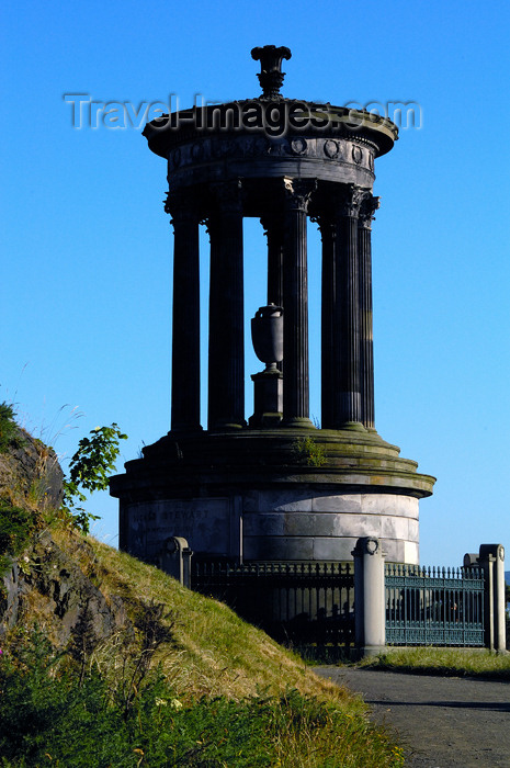 scot131: Scotland - Edinburgh: memorial to Scottish philosopher Dugald Stewart, Calton Hill - photo by C.McEachern - (c) Travel-Images.com - Stock Photography agency - Image Bank