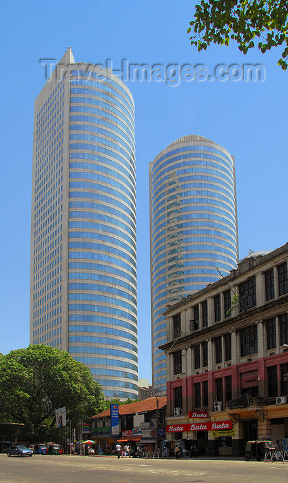 sri-lanka174: Colombo, Sri Lanka: World Trade Center Colombo - Twin Towers seen from York street - Fort - photo by M.Torres - (c) Travel-Images.com - Stock Photography agency - Image Bank