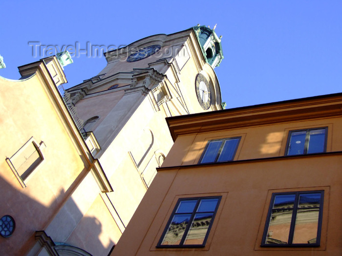 sweden71: Sweden - Stockholm: Store Kyrkan church overlooking Gamla Stan (photo by M.Bergsma) - (c) Travel-Images.com - Stock Photography agency - Image Bank