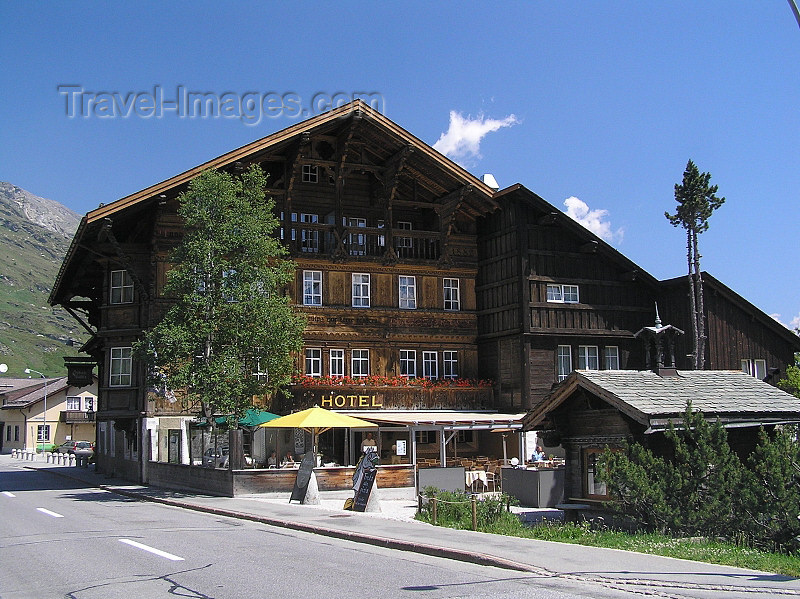 switz321: Switzerland - Maloja / Maloggia - Graubünden / Grigioni canton - small hotel - photo by J.Kaman - (c) Travel-Images.com - Stock Photography agency - Image Bank