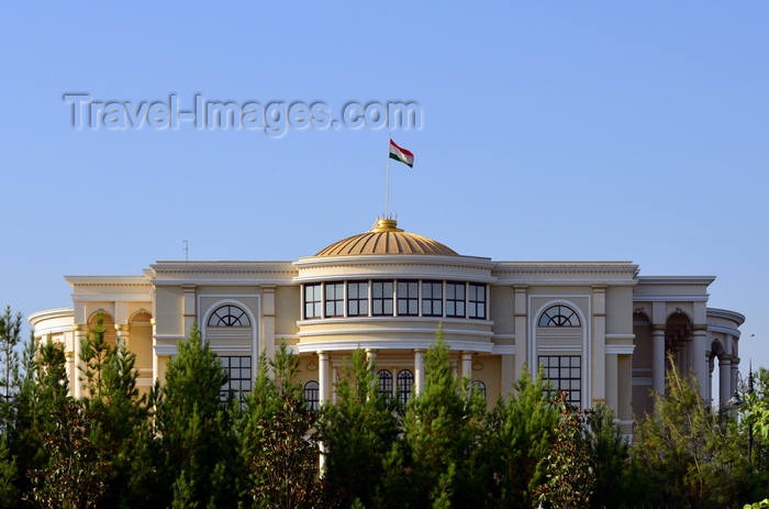 tajikistan11: Dushanbe, Tajikistan: façade of the president's palace, also known as Palace of the Nation - built for Emomalii Rahmon - photo by M.Torres - (c) Travel-Images.com - Stock Photography agency - Image Bank