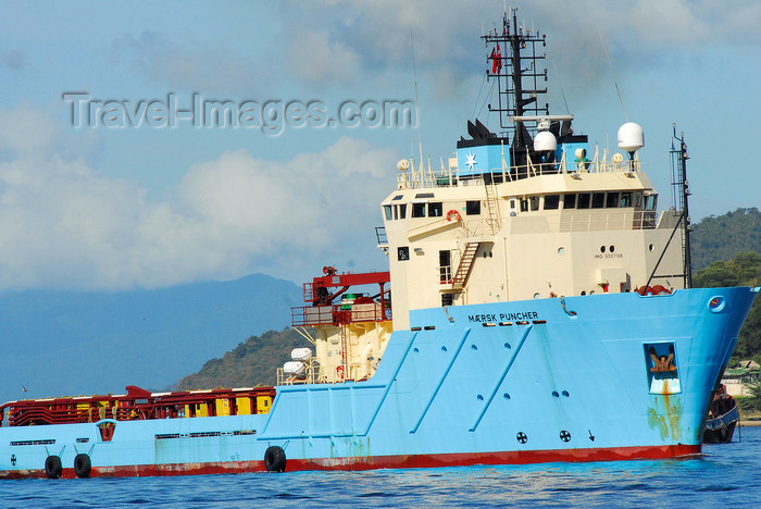 trinidad-tobago47: Port of Spain, Trinidad: Maersk Puncher - anchor handling, tug, supply vessel -  Imo no.: 9007168 - photo by E.Petitalot - (c) Travel-Images.com - Stock Photography agency - Image Bank
