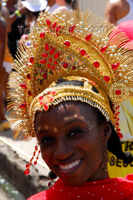 trinidad-tobago79: Port of Spain, Trinidad and Tobago: girl with jewel encrusted crown during the carnival celebrations - photo by E.Petitalot - (c) Travel-Images.com - Stock Photography agency - Image Bank