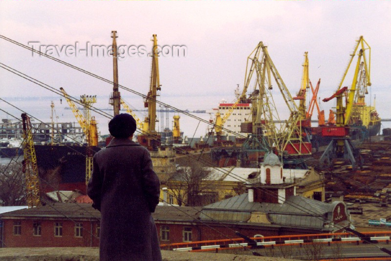 ukra15: Ukraine - Odessa / Odesa / ODS: harbour nostalgia (photo by Nacho Cabana) - (c) Travel-Images.com - Stock Photography agency - Image Bank