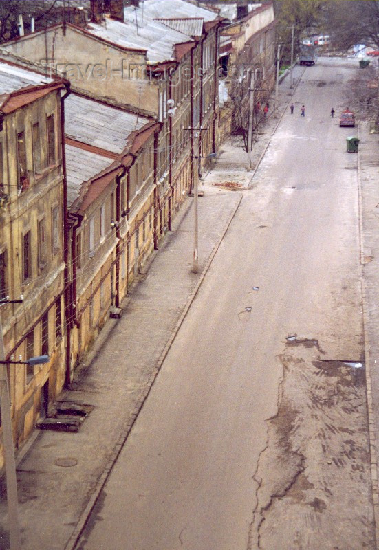 ukra20: Ukraine - Odessa / Odesa / ODS: empty street (photo by Nacho Cabana) - (c) Travel-Images.com - Stock Photography agency - Image Bank