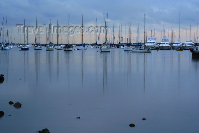 uruguay41: Montevideo, Uruguay: yachts at Puerto del Buceo, owes its name to the 19th century underwater tresure hunters - photo by A.Chang - (c) Travel-Images.com - Stock Photography agency - Image Bank